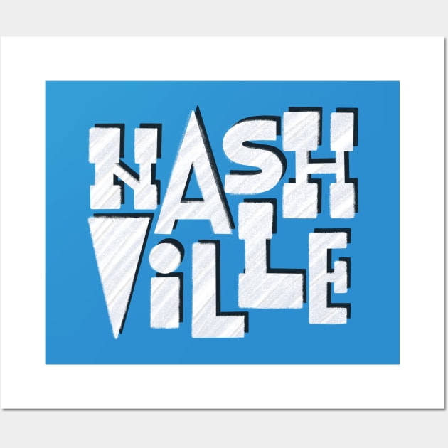 Nashville, Tennessee | v2 Wall Art by Jillian Kaye Art